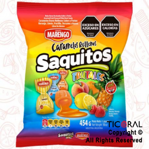 GOLO CARAMELO SAQUITOS DURO FRUTAL 70 UNIDADES 454 GR x 1